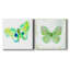 Croquis de papillons II - ensemble de 2 peintures sur toile tendue-1124293274