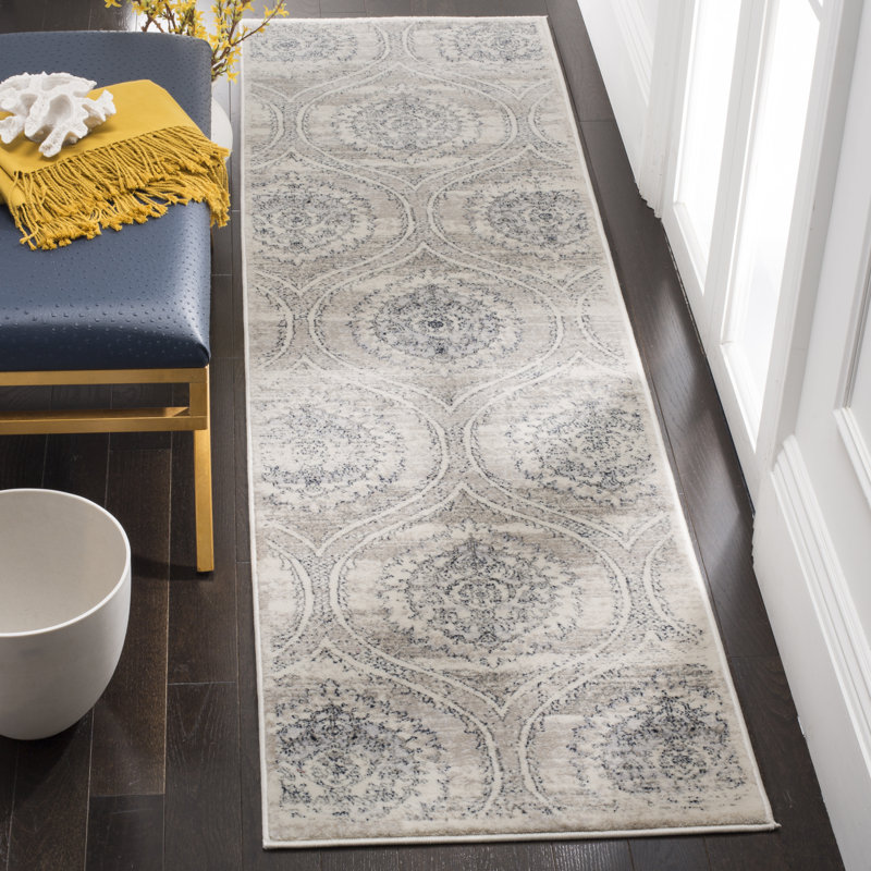 Overholt Performance Geometric Rug, Runner 2'3" x 8'