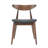 Retro, Rubberwood, 2 - Pack, Dining Chairs, Curved Ergonomic , 300 Lbs Capacity, Seats, Walnut, Charcoal, Quick Setup Mid Century Modern, Back, High Density Foam Load-963495191-963495188