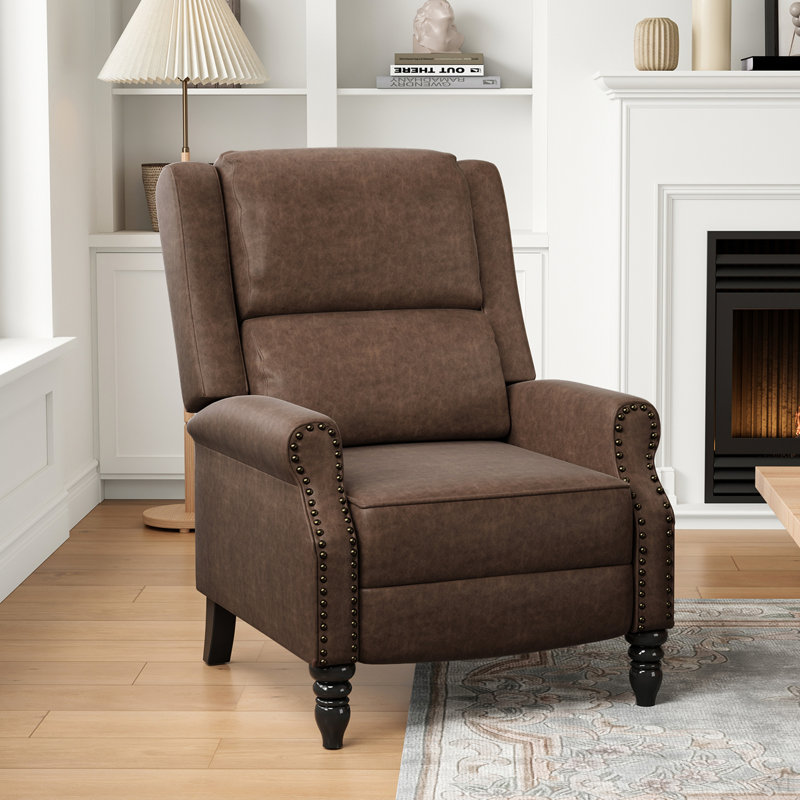 Fauteuil inclinable en similicuir pour salon RV