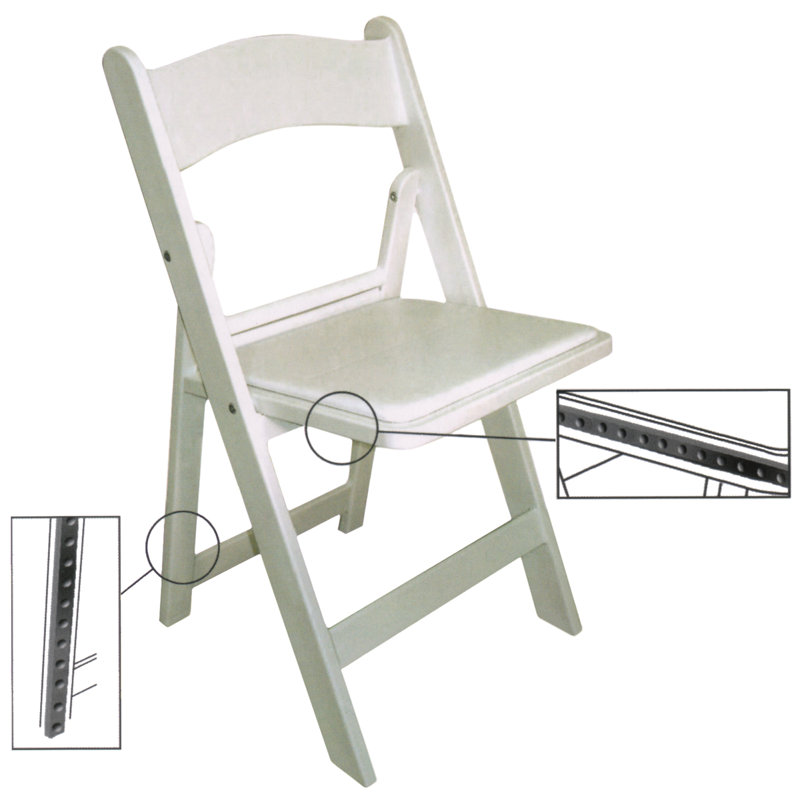 Chaise de gala blanche, Blanc