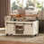 Plateau brun / structure blanche est en rupture de stock