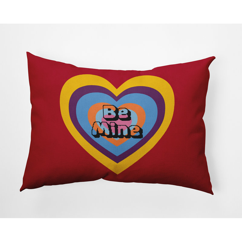 Reversible Throw Pillow, 14" H x 20" W, Rectangle