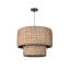Luminaire suspendu en rotin 1 lumière Armenakis-891556618
