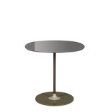 Thierry Glass Pedestal End Table