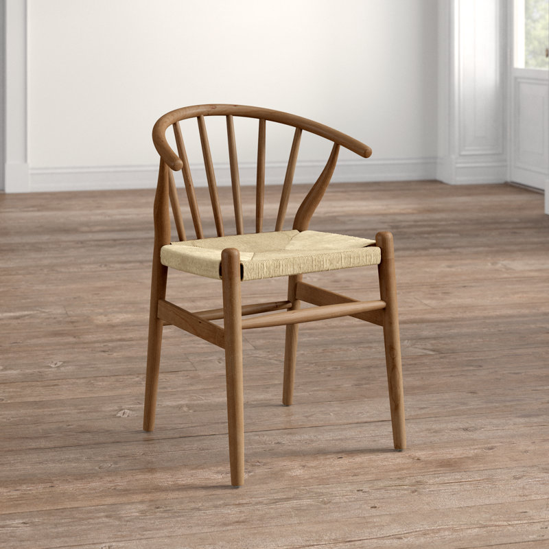 Modway Flourish Spindle Wood Dining Side Chair, Walnut, 1