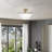 Aquala Glass Semi Flush Mount-20317163