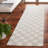 Msr4760 Martha Stewart Hand Tufted Wool/Cotton Checkered Rug in Beige/Ivory-90584592