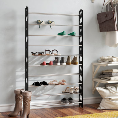 50 Pair Stackable Shoe Rack