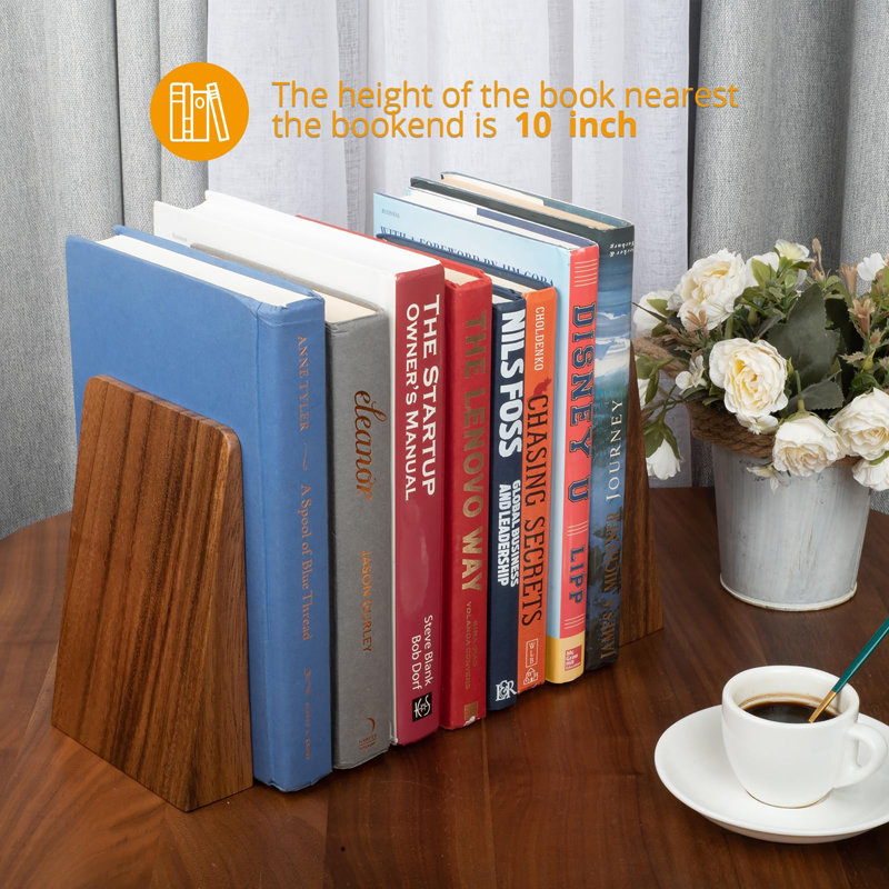 Wood Bookends