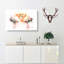 Pink Flamingo In Abstract - Wrapped Canvas-55341806