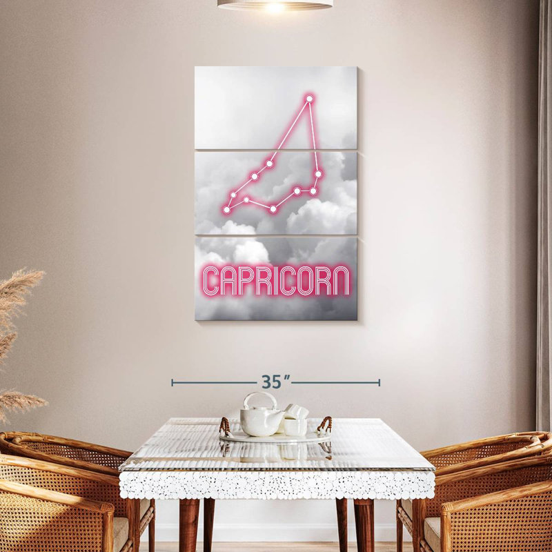 Adella Capricorn Constellation, 45" H x 28" W