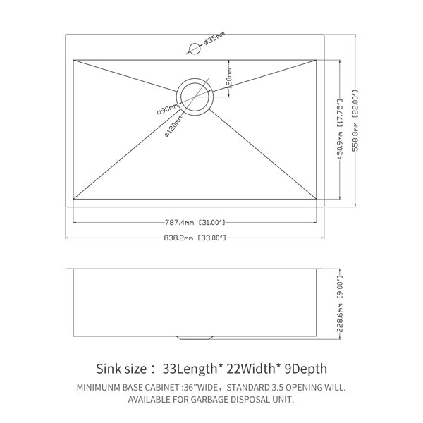 Dimensions du produit