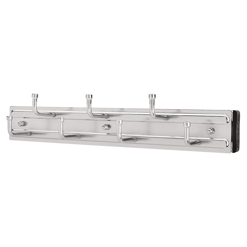 Organisateur de ceinture rétractable 12 pouces Rev-A-Shelf, chrome, BRC-12CR (paquet de 2)