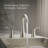 Simplice Widespread Bathroom Sink Faucet, Three-Hole Bathroom Faucet with Clicker Drain, 0.5 GPM-75217893