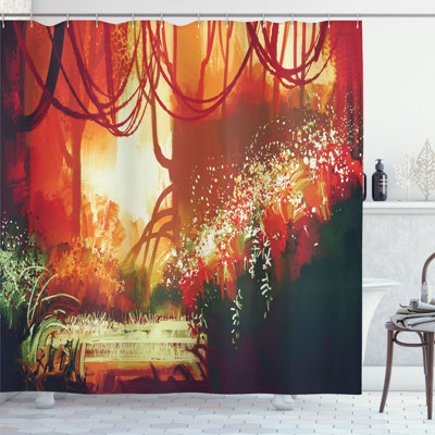 Fantasy Art Shower Curtain with Hooks Included