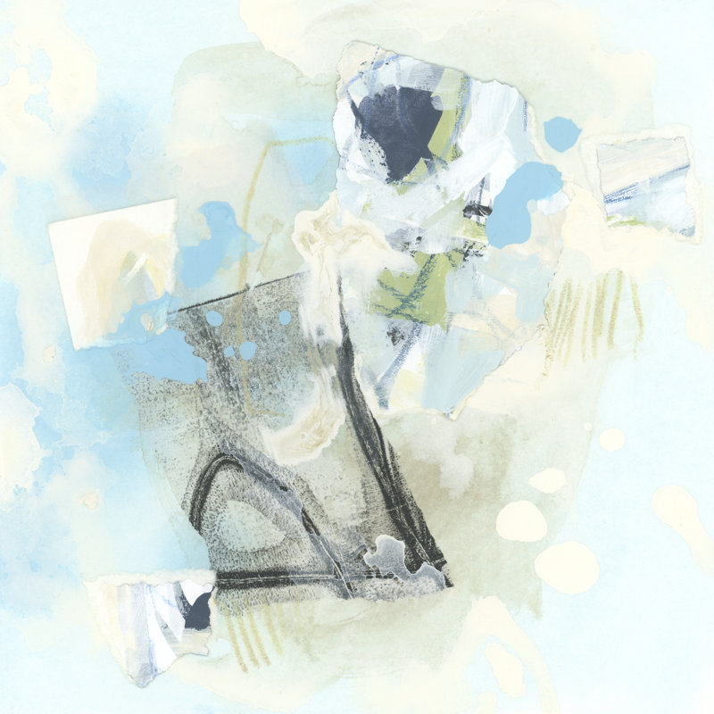 Tayelor Blue Relic IV by June Erica Vess - Wrapped Canvas Print, 30 cm H x 30 cm W