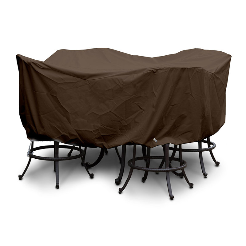 Weathermax™ Outdoor Patio Dining Set Cover, 40" H x 84" W x 84" D, Grey