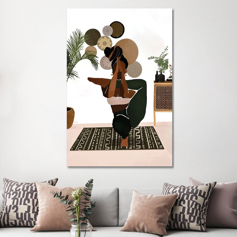 « Équilibre » par Brie Nicole-impression d’art graphique, Pas de tapis, H 60 po x l 40po x P 1,5 po, Toile tendue