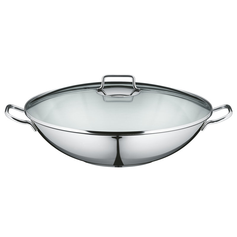 WMF Party 36cm Stainless Steel Wok with Lid