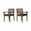 Chaises de patio en osier, structure en bois d'acacia, coussins résistants à l'eau, assemblage facile, élégance extérieure-1445907020