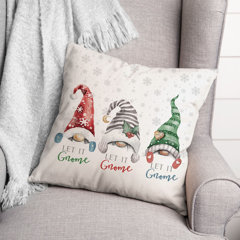 Christmas Gnomes Throw Pillows Couch Bed Sofa Lumbar Pillow Indoor Outdoor  20 x 14, 20 x 14 - Dillons Food Stores