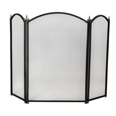 Eagleton 85cm x 22cm Iron Spark Screen