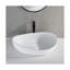 Ebern Designs 60mm L x 37mm W Natural Stone Oval Sink