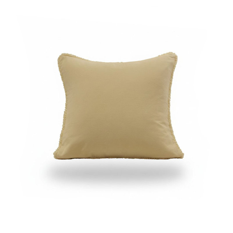 Clay Square Throw Pillow Cover