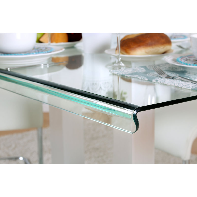 Table de salle à manger Coetta, Argent argent