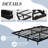 Floating Bed Frame With Led Light-1112524125-1112524124