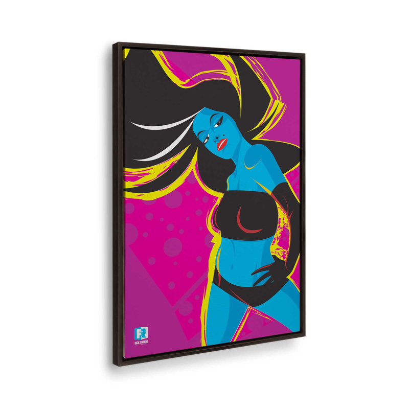 Grace In Motion, Impression encadrée sans passe-partout, H 18,75 po x l 12,75 po, Noir satiné