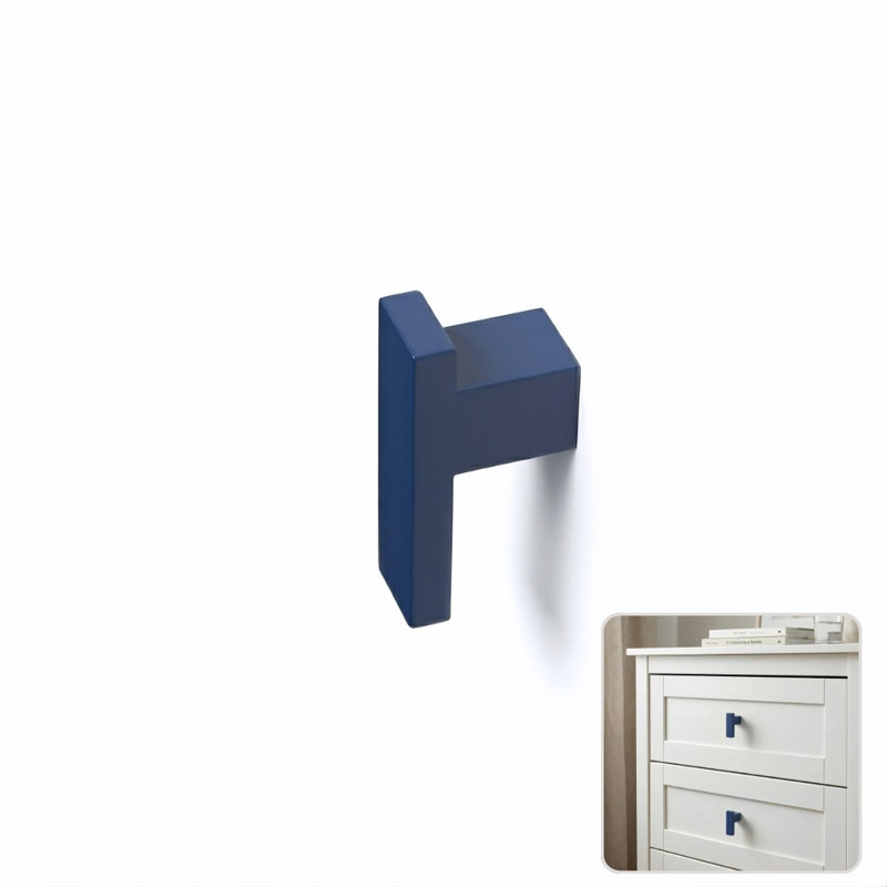 2" Length Bar Knob, Polo (Navy Blue)