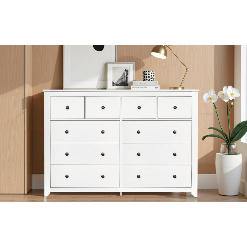 Commode 10 tiroirs, Noir