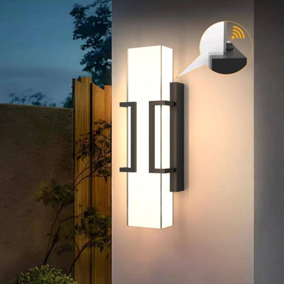LED Outdoor Dimmable  Wall Sconce with Dusk-to-Dawn