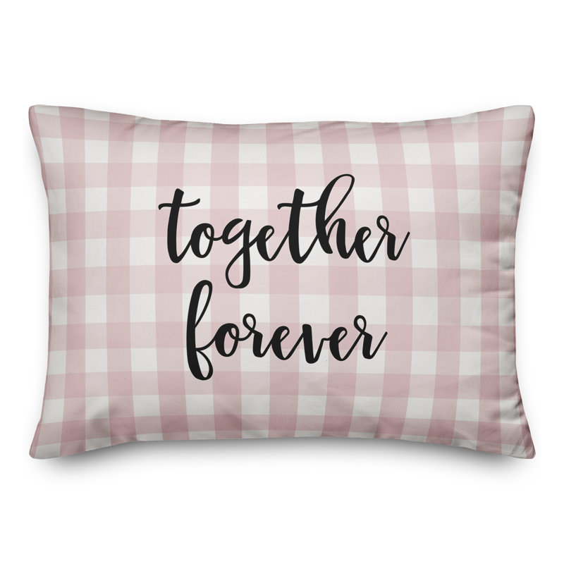  Coussin Together, Noir / Rose