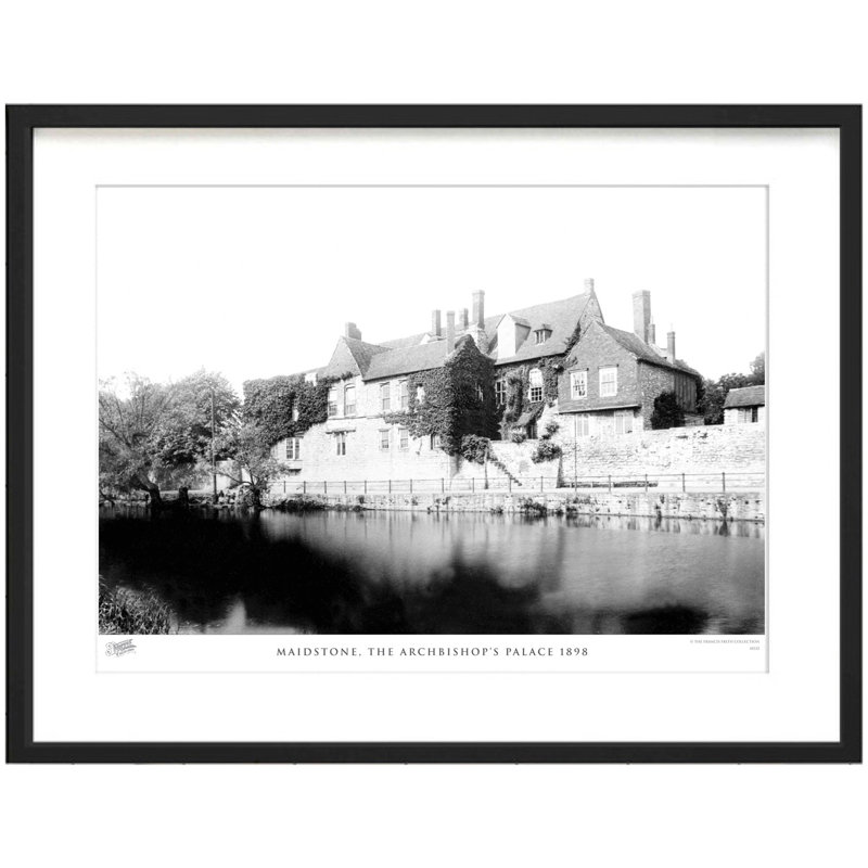 Maidstone, The Archbishop's Palace 1898 by Francis Frith - Single Picture Frame Print, 45cm H x 60cm W x 2.3cm D