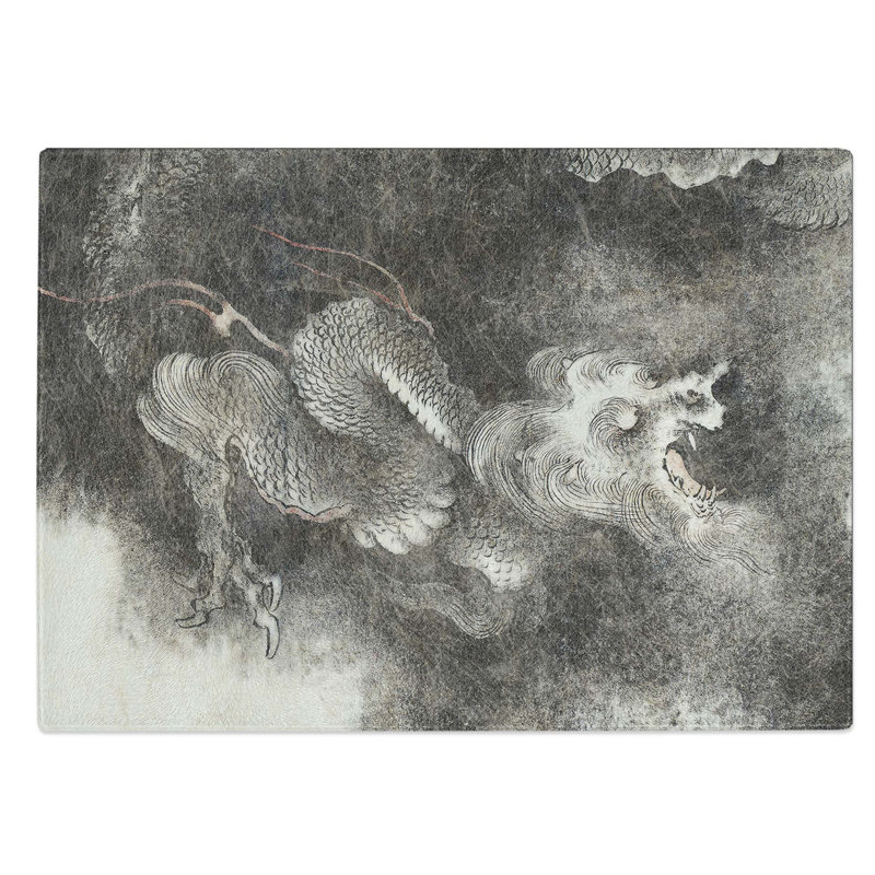 Glass Dragon by Zhang Zeduan Chopping Board, 28.5 cm W x 20 cm L