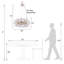 Firmina 12 - Light Dimmable Wagon Wheel Chandelier