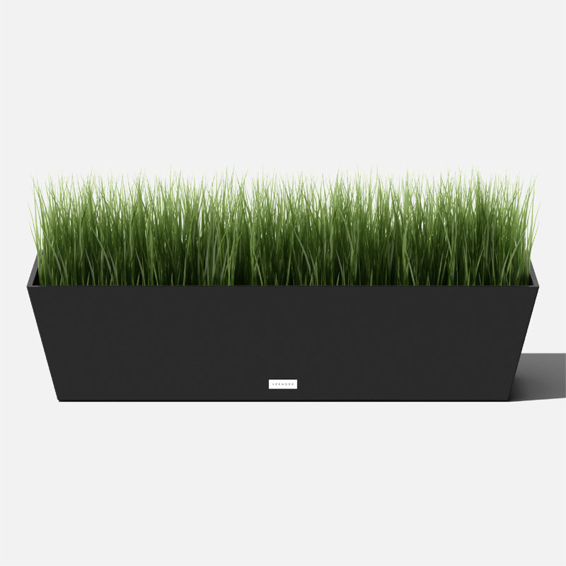 Black 36" Recycled Plastic Window Box Planter