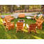 Chaise Adirondack pliante en cèdre, fabrication Amish-453286522