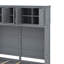 Lit escamotable double avec armoires supérieures-1845737822-1845737823