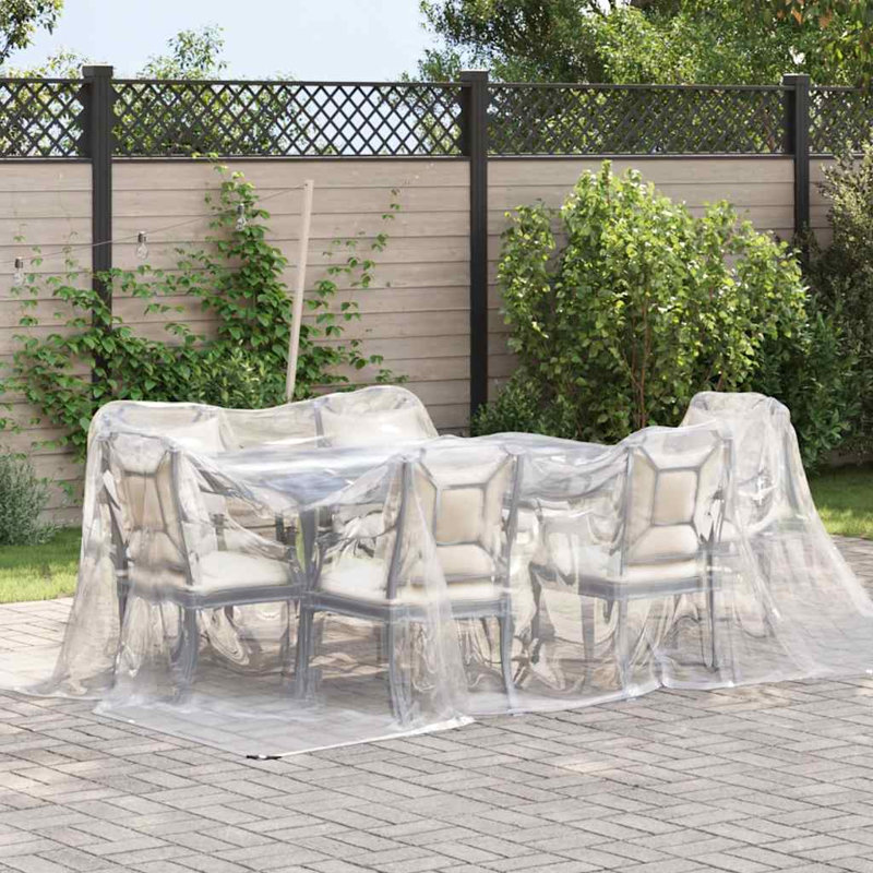 Bâche transparente avec œillets Vidaxl, L 196,9 po x P 79,2 po
