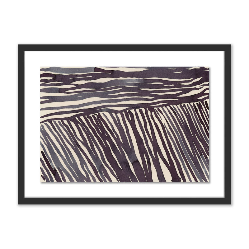 « night field 5 », reproduction encadrée, Noir, H 18 po x l 24 po x P 1,5 po
