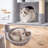 57.1" Multi-Level Cat Tree with Plush Perch, Cozy Condo and Sisal Scratching Post for Small/Medium Cats