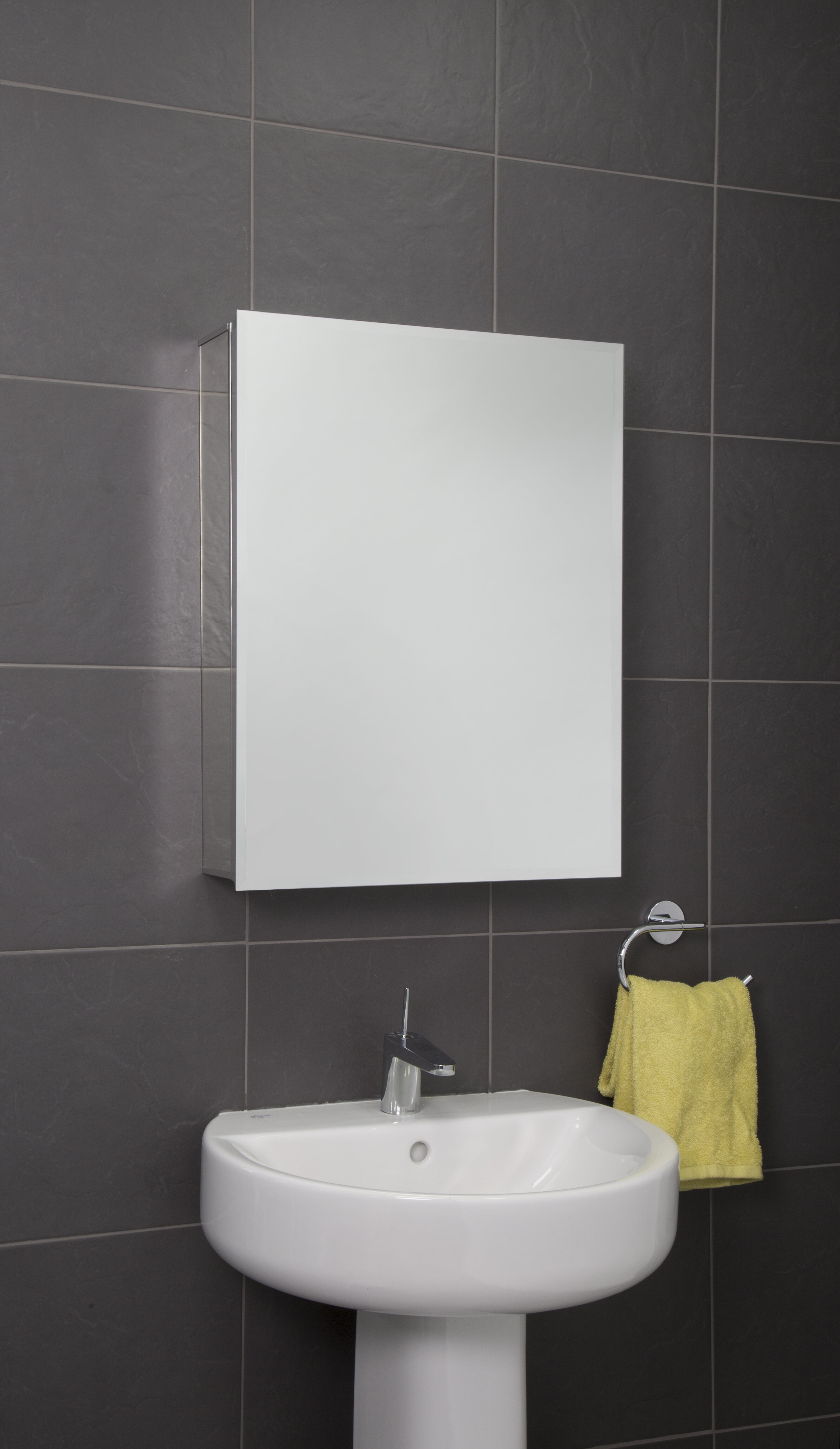 Ebern Designs Lablanc 16'' W 26'' H Recessed Frameless Medicine