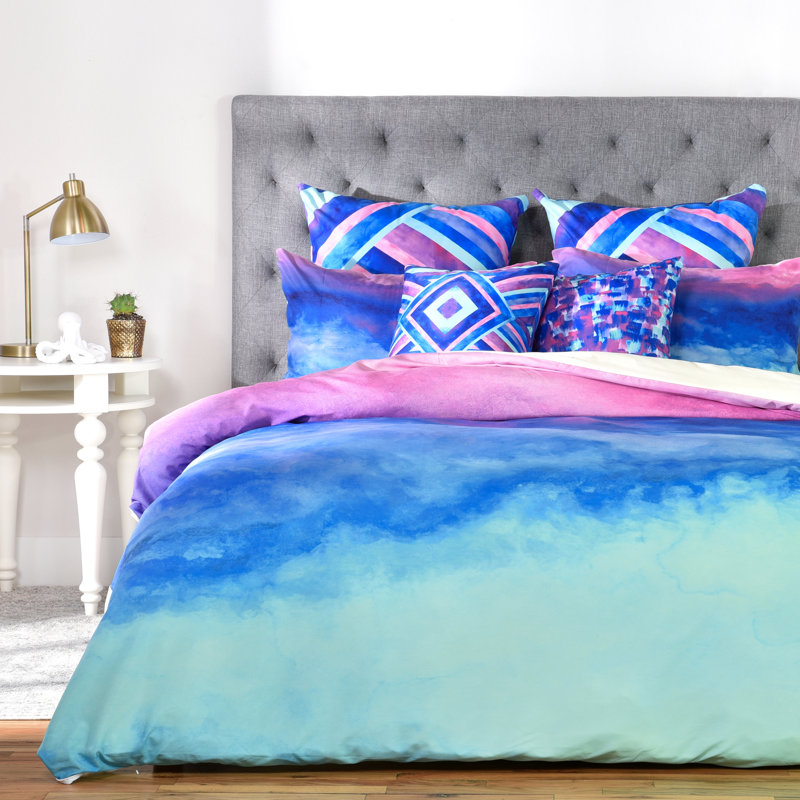 Jacqueline Maldonado Modern & Contemporary Polyester Duvet Cover, Queen Duvet Cover, Luxe