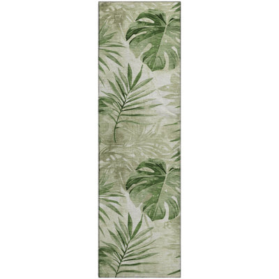 Premium Machine Washable Mayfield AMF1886 Floral Rug