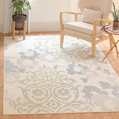 Tapis floral Aleccia Performance