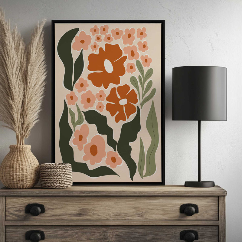 Tropical Wonder By Garima Dhawan Art Print, Brown, Framed Print without Mat, 16" H x 12" W